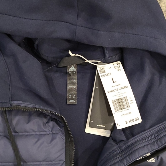 adidas Jackets \u0026 Coats | Nwt Adidas Varilite Hybrid Jacket | Poshmark